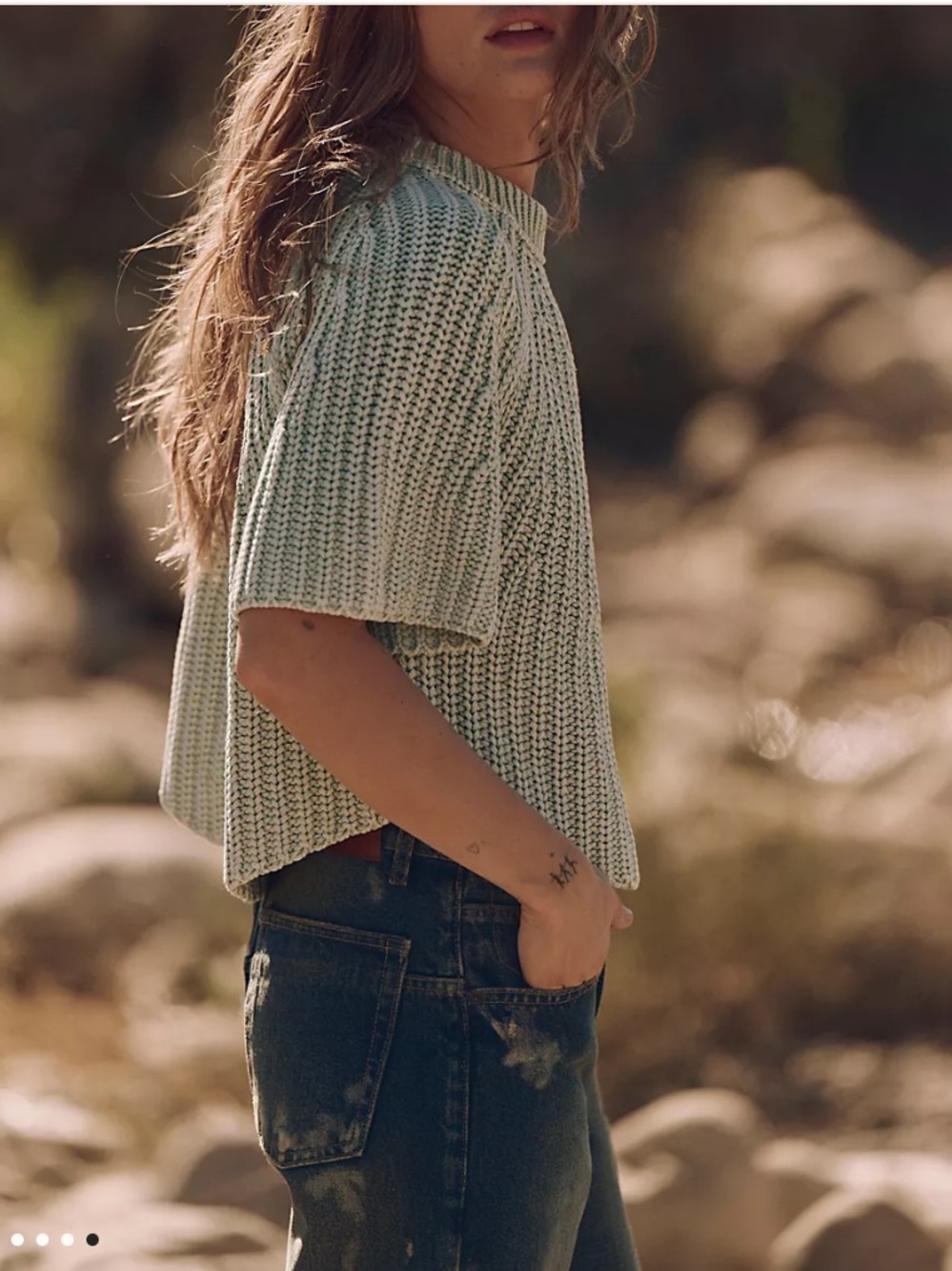 Amy cotton sweater tee